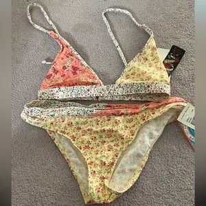 NWT Lucky Brand Large Two Piece Bikini